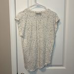 IRO Jeans Clay Distressed Tee Size 100% linen Medium Photo 5