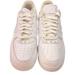 Nike  Air Force 1 Pearl White DQ0231-100 Womens White Leather Sneaker Shoe - 10 Photo 1