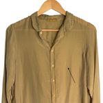 CP Shades  Women's Long Sleeve Button Down Silk Tunic Top Small Photo 1