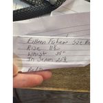 Eileen Fisher  Garment-Dyed Organic Cotton‎ Denim Cropped Jean White Size Medium Photo 6