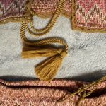 House of Harlow 2 pc Set Knit Shorts & Tie Front Top/Cardigan Sz L Chevron Pink Size L Photo 5