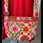 Vera Bradley Pink Mod Flower Power Crossbody Photo 3