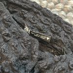 ZARA Black Faux Leather Skort Asymmetrical Lace Top Duo Size XS/S Photo 5