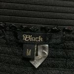 Black mini skirt with sequins Size M Photo 4