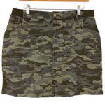 Lee Riders Womens Camo Midrise Cargo Skirt Size 12 Green Photo 0