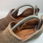 Jeffrey Campbell Taggart Lattice Cut Out Suede Ankle Boots, Taupe, Size 8.5 Photo 5