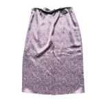 Abercrombie & Fitch Abercrombie Satin Slit Polka Dot Midi Skirt Small P Lavender Coquette Whimsical Photo 3