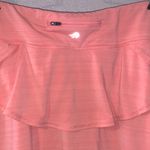 Ideology Flounce Skort Pink Layered Skirt short lined zip back Photo 3