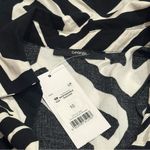 NEW George Geometric Popover Short Sleeve Dress Vacation Resort Coastal Size 10 Black Photo 6