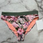 California Waves CALIFORNIA SUNSHINE Juniors Pink Textured Bikini Swimsuit High Waist Bottom L Photo 2