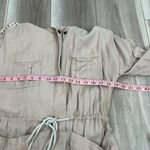Heartloom beige utility zip front hooded lightweight jacket size XS Photo 7