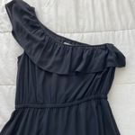 Cotton On Women’s Black One Shoulder Mini Dress with Cinched Waist - Size Large Photo 3