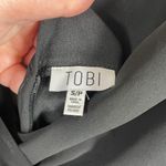 Tobi  Women’s Strappy Back Skater Mini Dress in Black Size S Photo 4