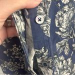 Adam Lippes  front tie button down floral cropped top USA size XS mother of pearl Photo 4