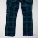 Vineyard Vines New! green plaid high rise kick flare pants flannel Christmas, 29 Photo 8