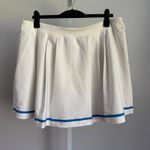 Lady Hagen XXL White Pleated Golf Tennis Skort Blue Trim Activewear Photo 6