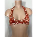 Robin Piccone New.  burnt orange floral bikini set. Small. M-top/S-bottom. Retail Photo 5