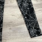 No Boundaries Black with White Spider & Web Print Soft Fleece Jr Size L (11-13) Photo 8