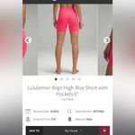 Lululemon  Align High-Rise Short with Pockets 6"
Lip Gloss
Size 6 Photo 5