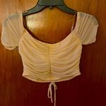 Privy Two Piece Beige Ruffle Dress Photo 3