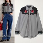 Molly Goddard Meredith Plaid Button Photo 1