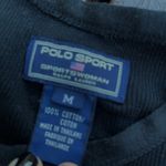 Ralph Lauren Heart Safety Pin Ribbed Black  Crop Top Photo 1