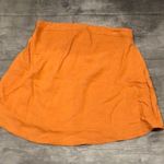 Ecote  burnt orange short pull on skirt Photo 0