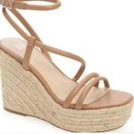 BP Beige Cohan Espadrille Wedge Strappy Sandal Size 6.5 Photo 0