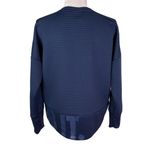 Nike Dri Fit M Navy Training Double Knit Ribbed Sweatshirt Just Do It Photo 1