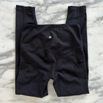 Yogalicious Black  Lux High Waist Ankle Length Leggings • Sz XS Photo 4