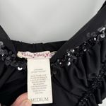 Wishes Wishes *Fair Reworked* Y2k Black Sequin Formal Dress Size Medium Photo 6