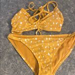 Kona Sol  Yellow and White Bikini Photo 0