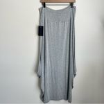 Bryn Walker  grey french terry maxi skirt L Photo 1