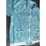 Vintage GW Division of Graff Women’s Zip Jacket City Size Large Blue White USA Photo 12
