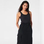 Spanx NWT Casual Fridays Cargo Maxi Dress in Black Sz XS $168 Photo 4