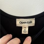 Open Edit  Midi black tank dress Photo 2