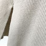 Lulus  Womens M Jourdaine Taupe Bell‎ Sleeve Sweater Dress V-Neck Fall Stretchy Photo 7