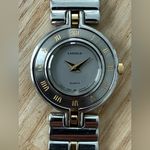 Seiko Lassale Super Rare Ladies Luxury Watch Two-Tone Bracelet Case Gray Dial Photo 2