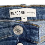RE/DONE Originals High Rise Ankle Crop Jeans Women's 26" Stretch Denim Retro Photo 2