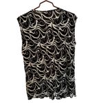 Dress Barn  2XL Black and White Sleeveless Tank Top XXL Geometric Summer Party Photo 1