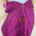 Missoni Vintage Red and Pink Houndstooth Mohair Knit Dress Made in Italy Photo 9