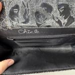 Vintage Black Beaded Handbag Evening Bag Foldover Classic Night Out Photo 7