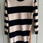 Stella McCartney  Cashmere and Silk Striped Long Sleeve Sweater Dress Size 36 Photo 0