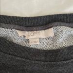 Loft Embellished Gray Sweater Photo 1