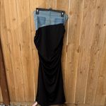 Micas Chic Black and Blue Maxi Skirt Photo 9