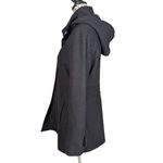 Kenneth Cole Wool Blend Overcoat Black Size 10 Photo 2