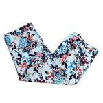 st. john's bay St. john’s Bay White Floral Capri Pants Business Casual Photo 5
