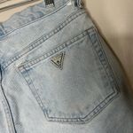 Guess Vintage light wash Blue Jean Shorts 33 100% cotton 90s 1990s retro Photo 7