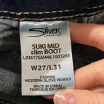 Silver Jeans Suki bootcut fluid denim low rise contrast stitch jeans size 27 Photo 12