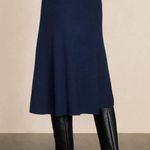 NWT Naked Cashmere Mira Ribbed Midi in Oxford Navy Blue A Photo 6